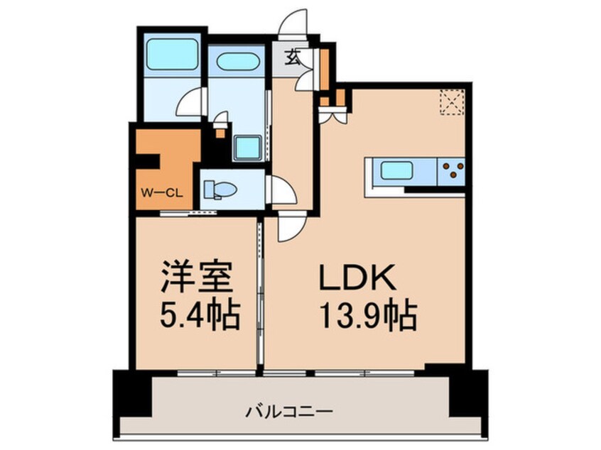 間取図 コンフォリア芝浦MOKU