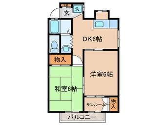 間取図 サンテラスメイ