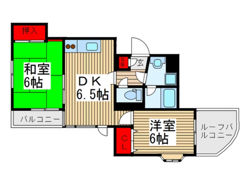 間取図 リ－ドみずほ台