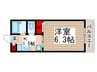 グランメ－ルサイキ 1Kの間取り