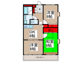 間取図 ファミリーシティマンションB