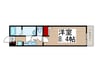 リブリ・志瑞貴ノアール 1Kの間取り