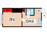 ココ・ユリーヌ 1DKの間取り