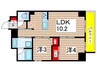 SPコート両国 2LDKの間取り