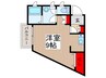 WING COURTⅡ 1Rの間取り