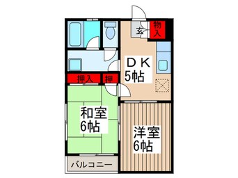 間取図 コ－ポ藤