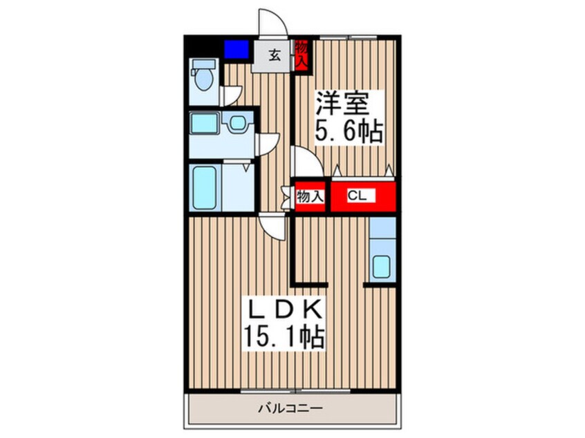 間取図 シェルル・スイート