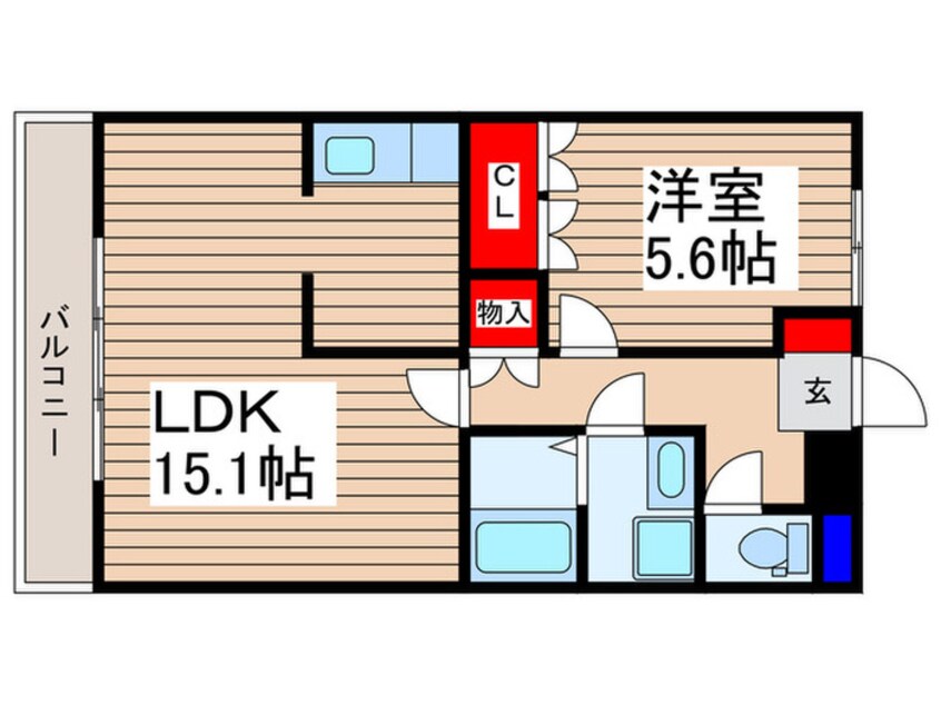間取図 シェルル・スイート