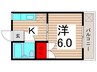 昭栄マンション 1Kの間取り
