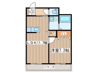 間取図 CREA湘南
