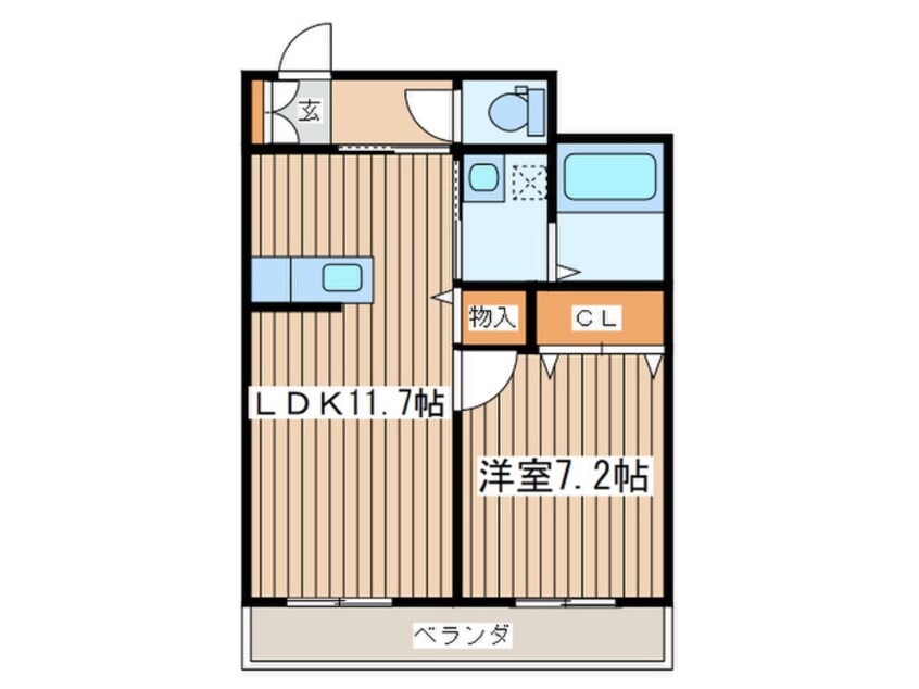 間取図 CREA湘南