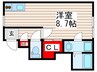 リブリ・ｋｉｔａｋａｓａｉ 1Rの間取り