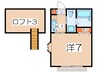 チェリーハウス 1Kの間取り