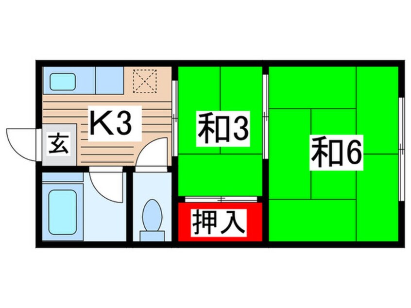 間取図 第一メゾン館山