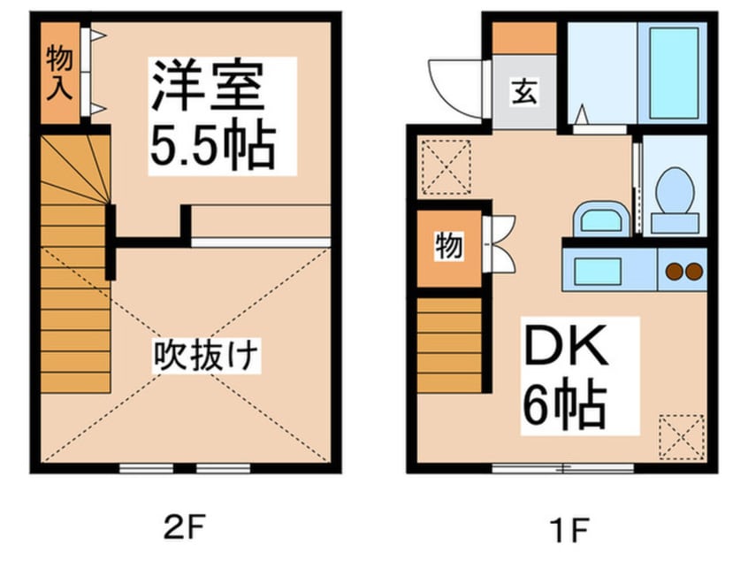 間取図 エステ－ト長津田Ⅴ