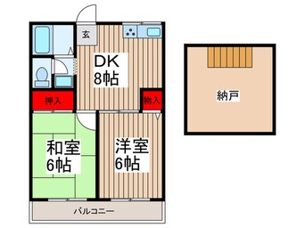 間取図 煉瓦館６９