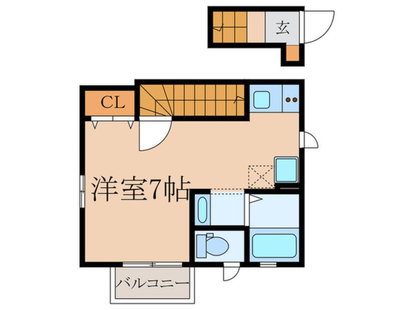 間取図 キャトルセゾン