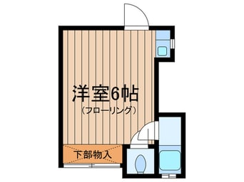 間取図 ハイム神田Ｂ棟（２－１）