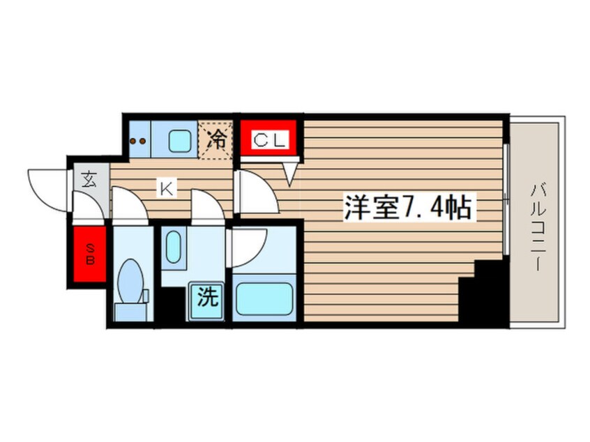 間取図 PASEO上野御徒町