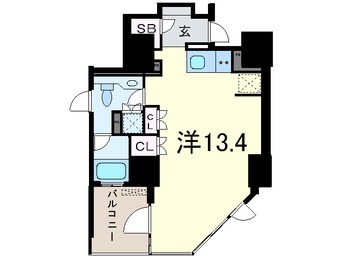 間取図 プライムア－バン四谷外苑東