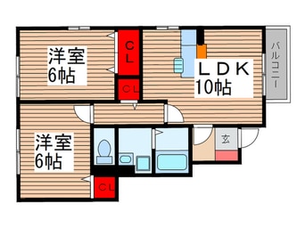 間取図 グランモアA棟