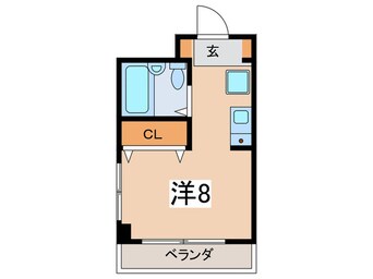 間取図 白百合ハイツ