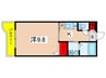 ベルオ－ブ 1Kの間取り