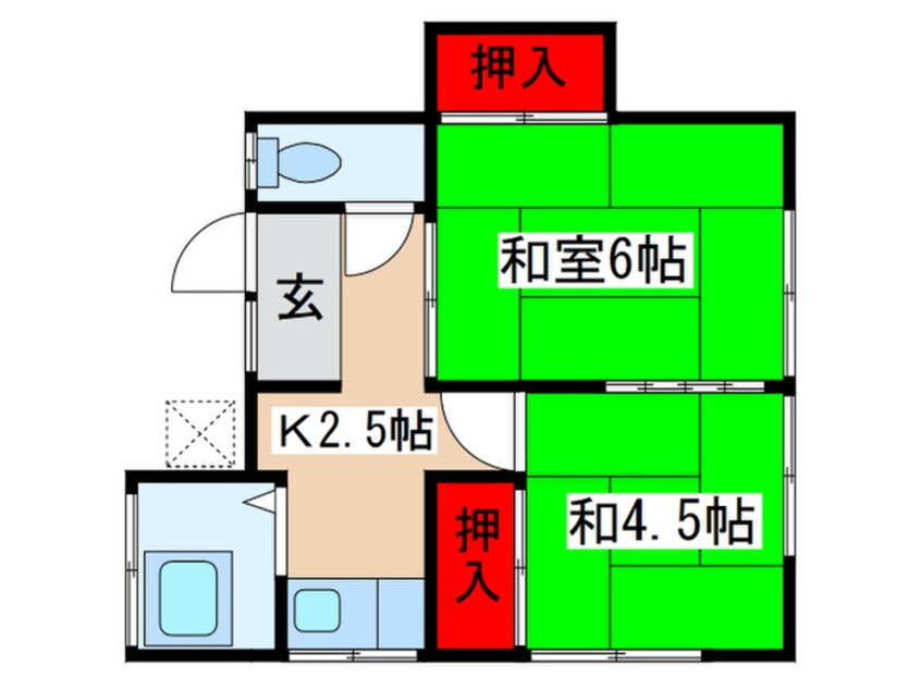 間取図 新井荘