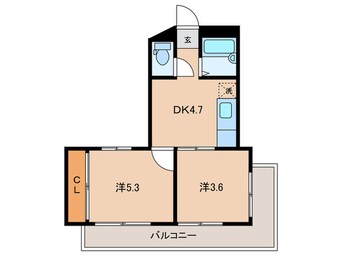 間取図 第二上田ビル