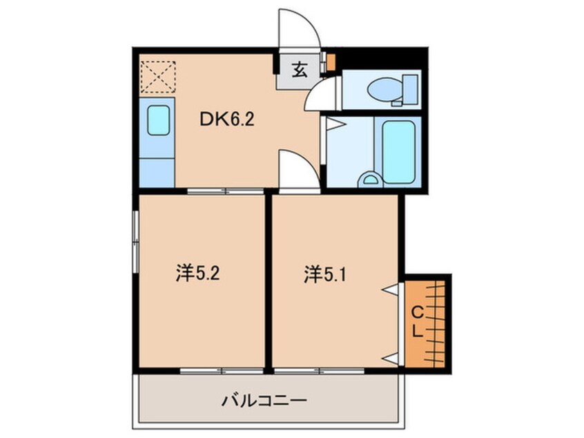 間取図 第二上田ビル