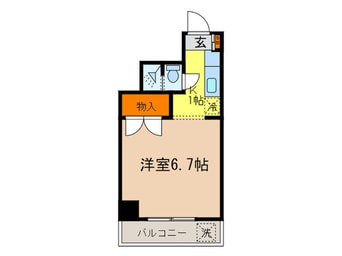 間取図 コ－ポプレジデント（５Ｆ)