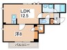Prendre maison・F 1LDKの間取り