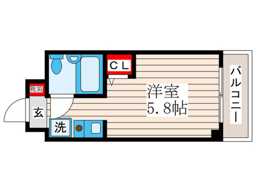 間取図 サイレンスコ－ポ松江