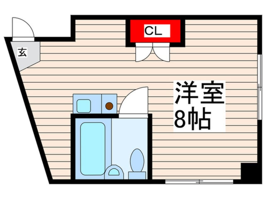 間取図 サイレンスコ－ポ松江