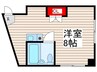 サイレンスコ－ポ松江 1Rの間取り