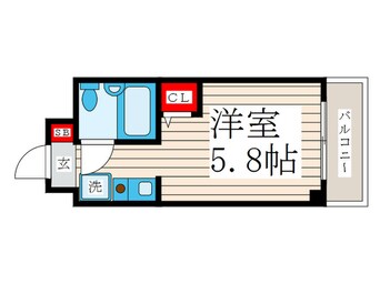 間取図 サイレンスコ－ポ松江