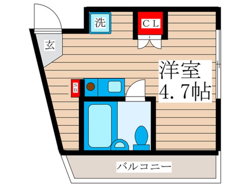 間取図 サイレンスコ－ポ松江