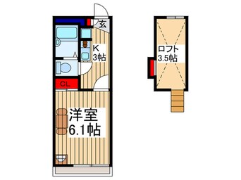 間取図 グリ-ンファ-ム