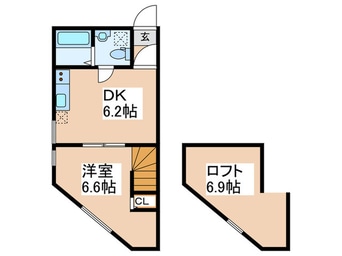 間取図 Len fort 町田