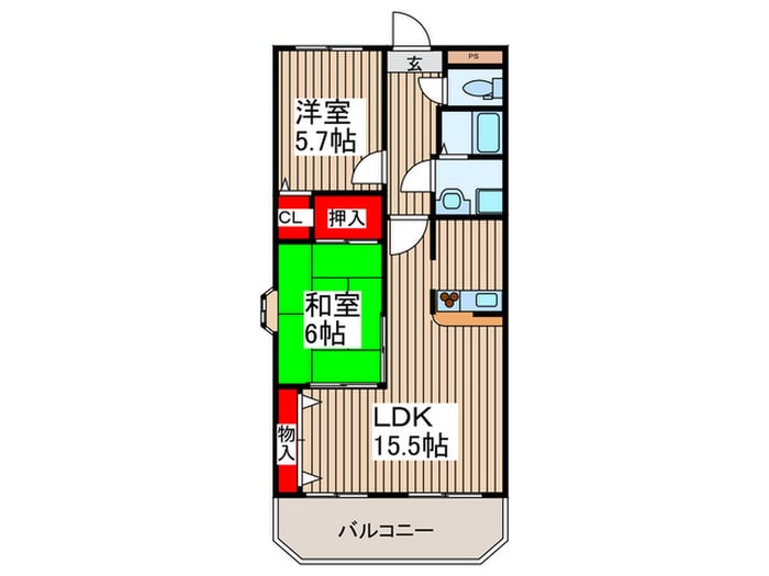 間取り図 ソルデンテ２１