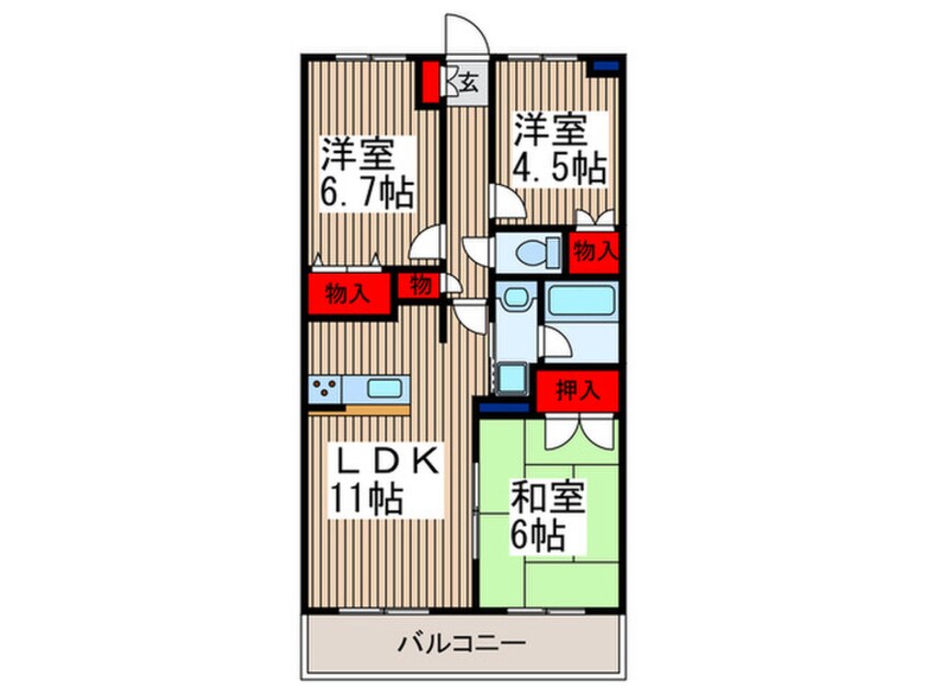 間取図 西浦和アネックスマンション