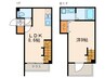 LEGALAND都立大学 1LDKの間取り