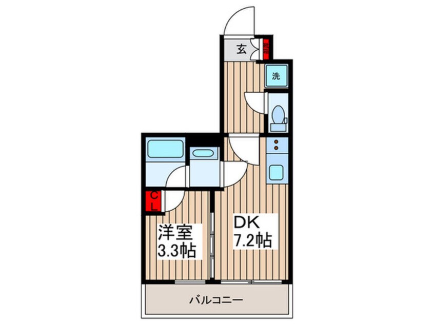 間取図 RELUXIA亀戸