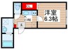 仮）キャメル入間東藤沢2 1Kの間取り