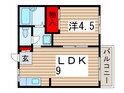 宝ハイツの間取図