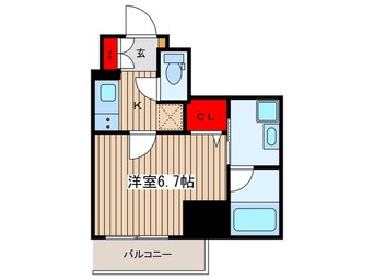 間取図 ｸﾞﾗﾝﾌｫｰｸｽ神田ｲｰｽﾄﾀﾜｰ