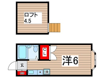 間取図 セフィ－ル矢野口