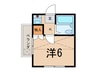 レオパレス三軒茶屋 1Kの間取り
