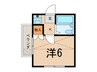 レオパレス三軒茶屋 1Kの間取り