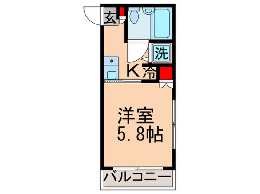 間取図 ウインベルソロ梅島第３(３０６)